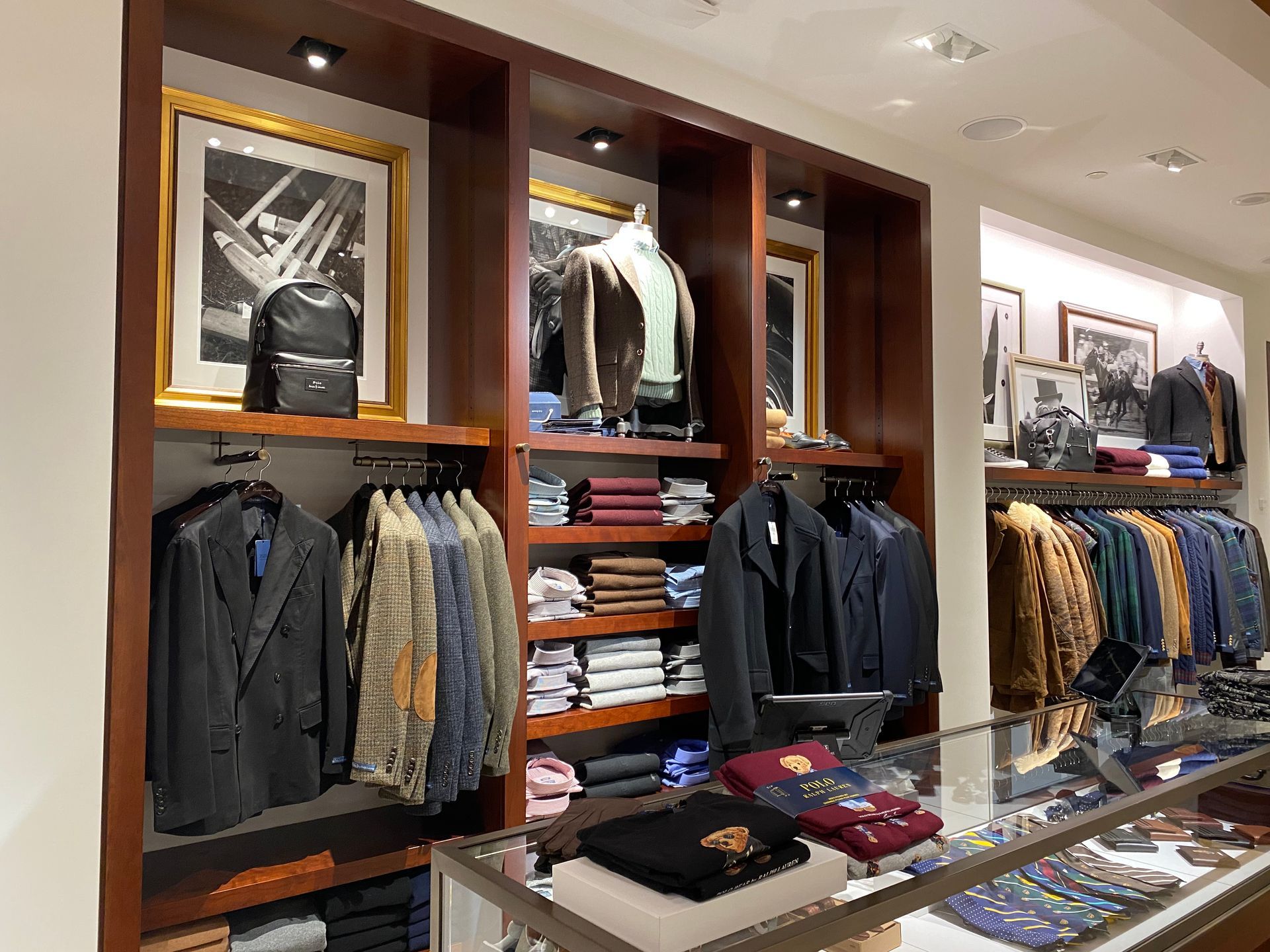 Fitting room millwork installation Vancouver