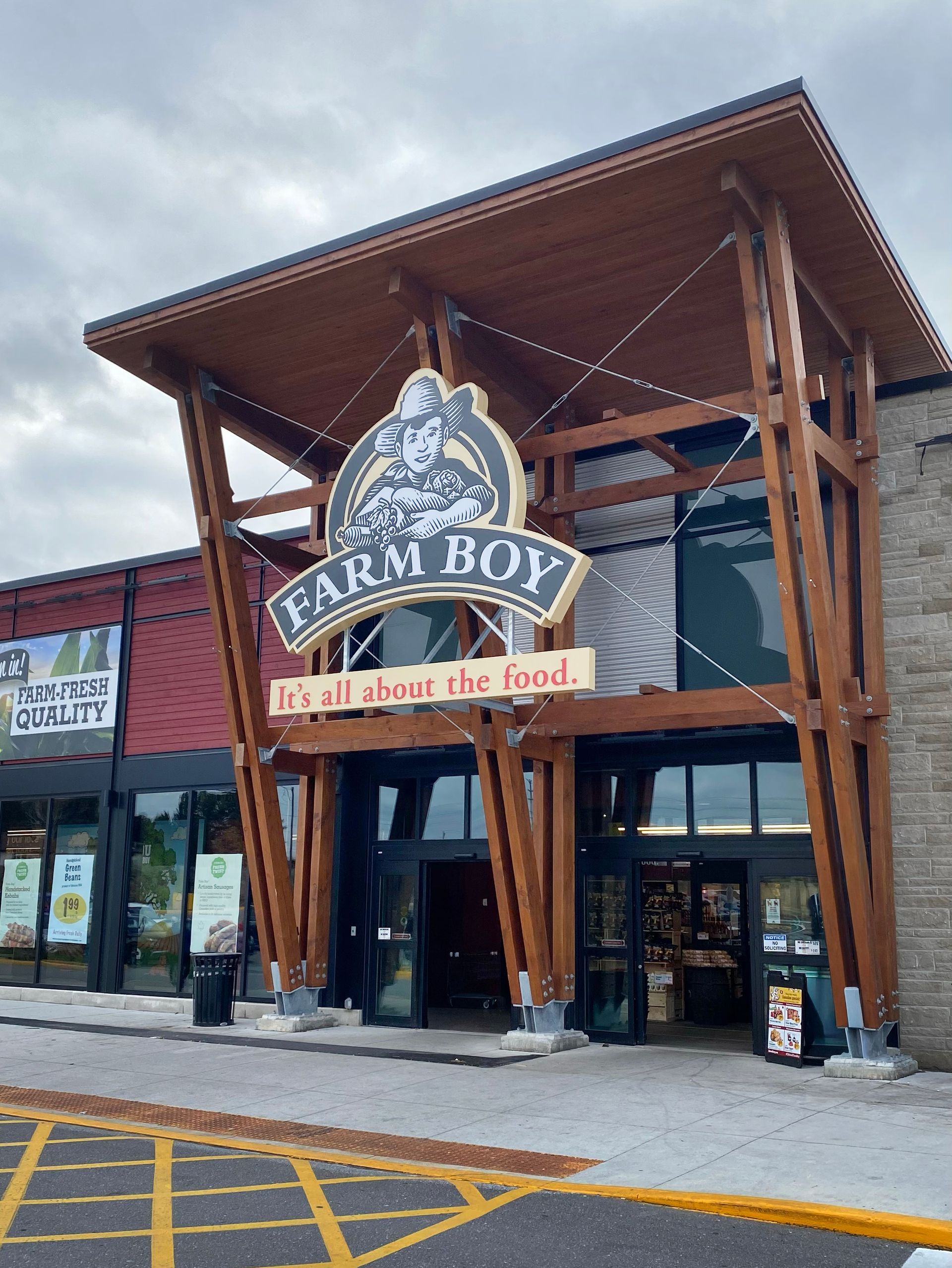 Grocery store millwork installation Vancouver