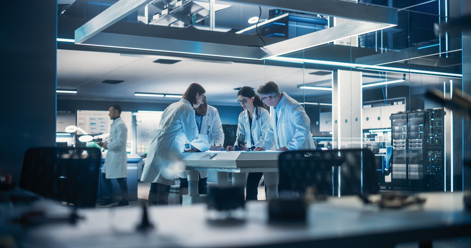 Laboratory millwork installation Canada