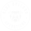 Blue Bulldog Operations logo, featuring bulldog face in a white circle.