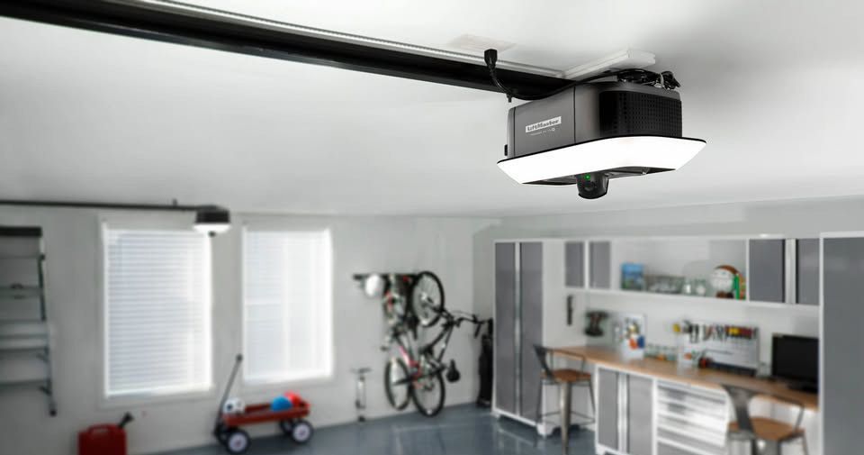 Detailed view of a garage door opener — Killeen, TX — Killeen Overhead Doors Detailed view of a garage door opener — Killeen, TX — Killeen Overhead Doors