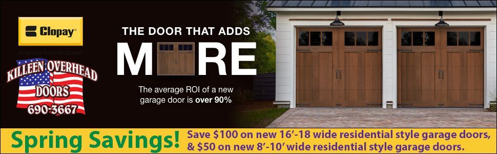 Spring Savings on Garage Doors