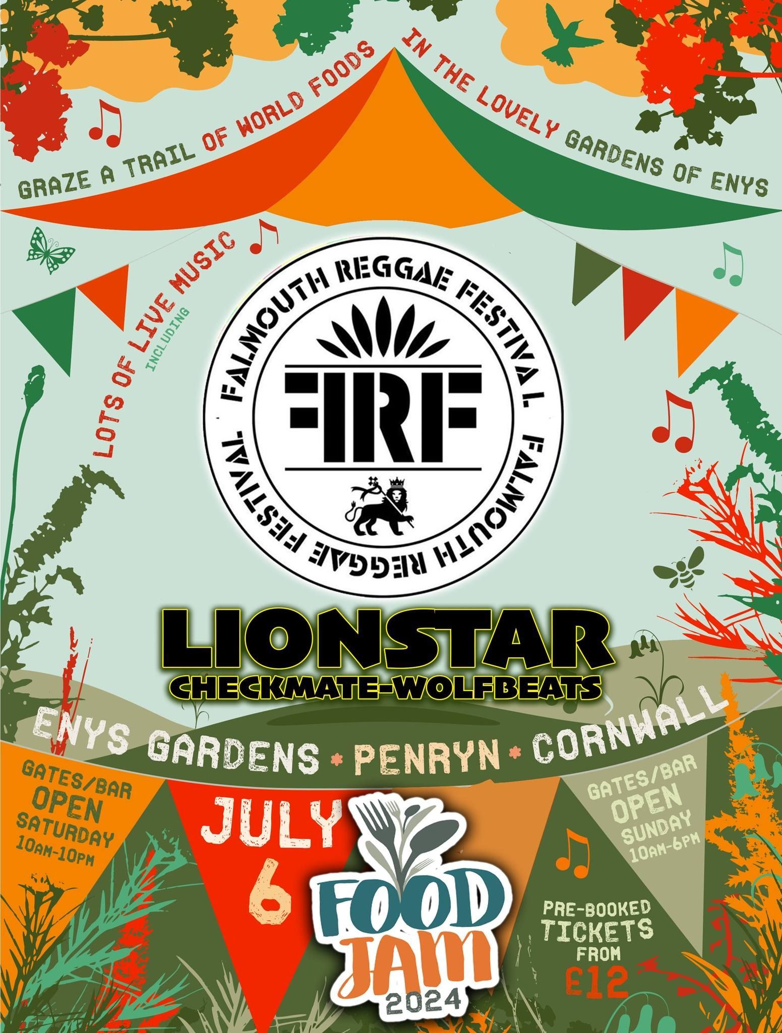 A poster for a festival called lionstar