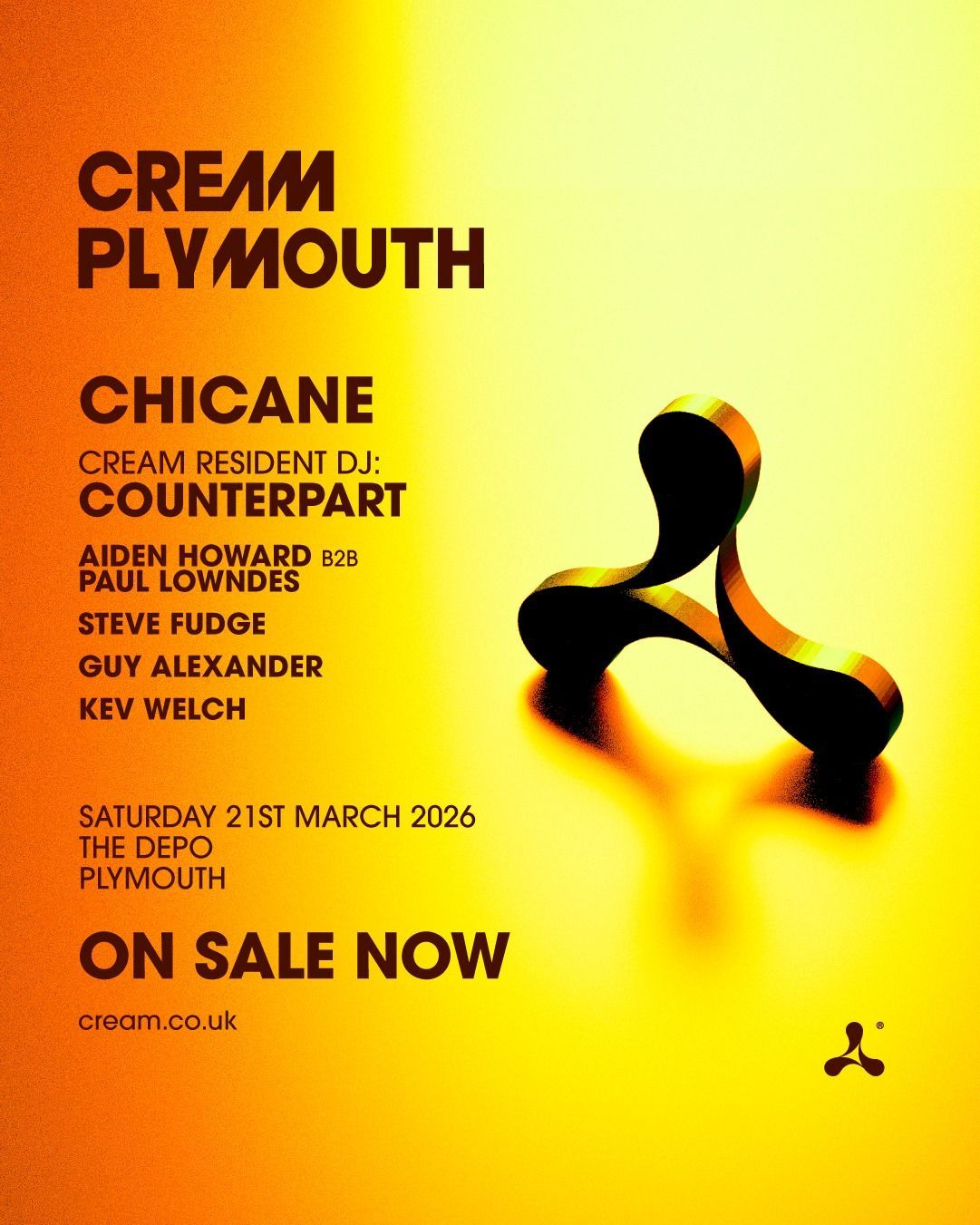 A poster for sonar featuring a bald man