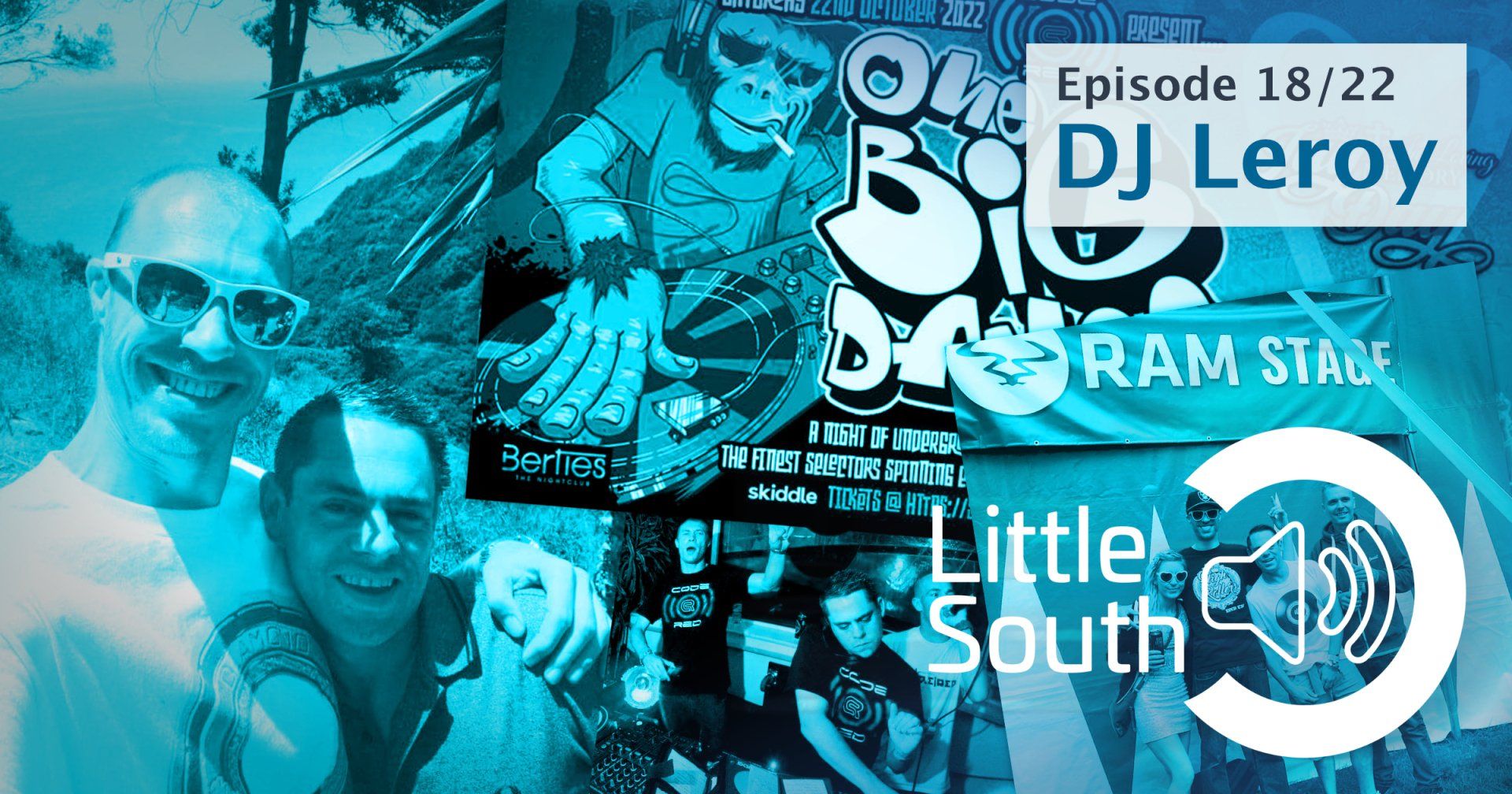 A poster for little south episode 18/22 featuring dj leroy