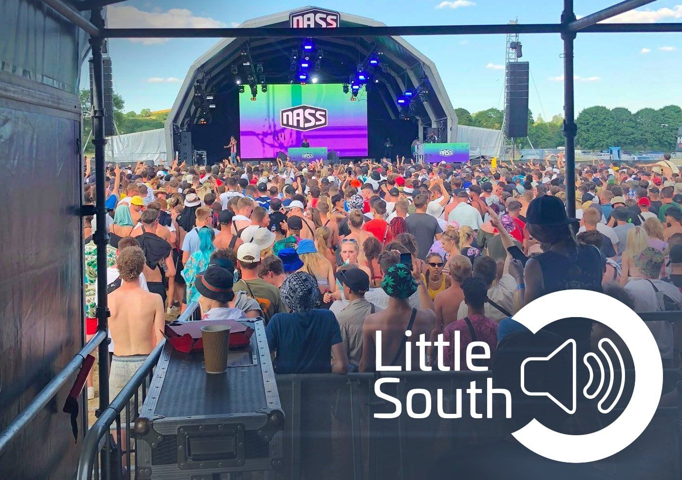 A large crowd of people at a little south festival