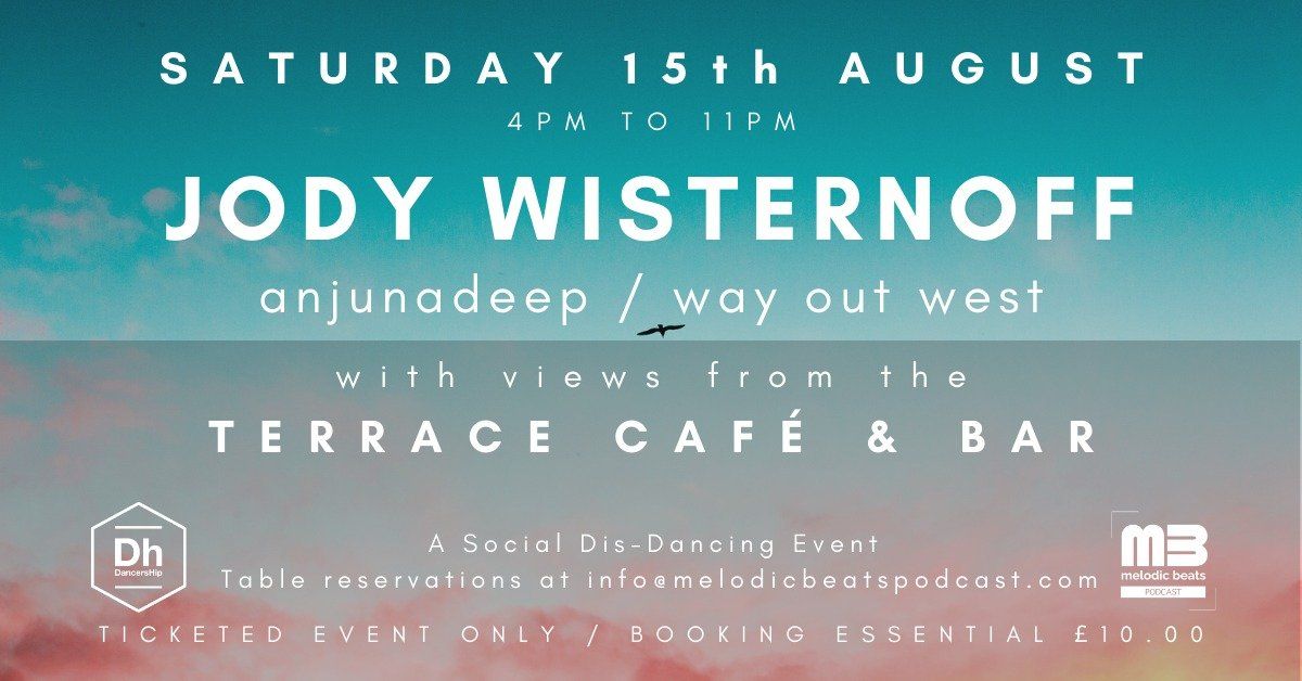 A poster for jody wisteroff on saturday august 15th