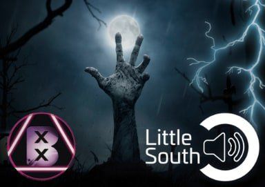 A little south logo with a hand reaching out