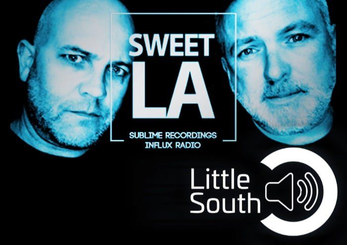 A poster for sweet la sublime recordings influx radio