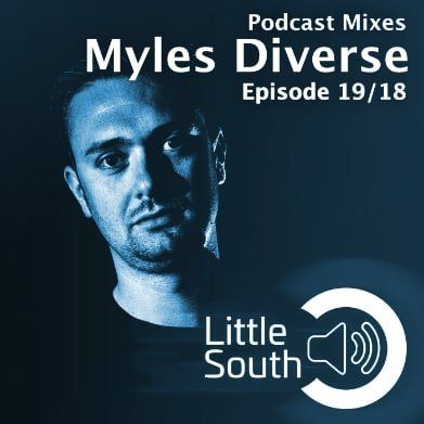 A man is on the cover of a podcast called myles diverse