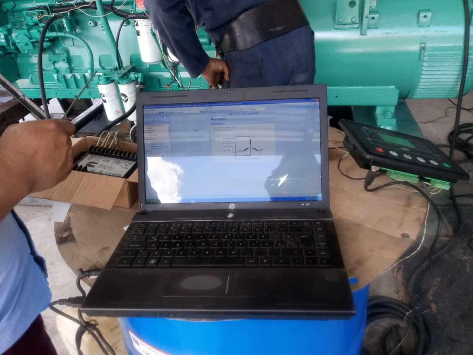 taller de generadores electricos