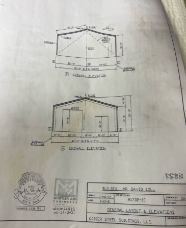 Steel Building sketch