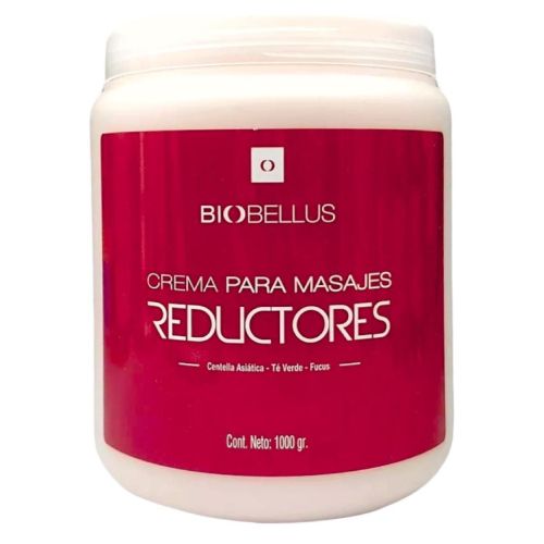 A jar of biobellus crema para masajes reductores