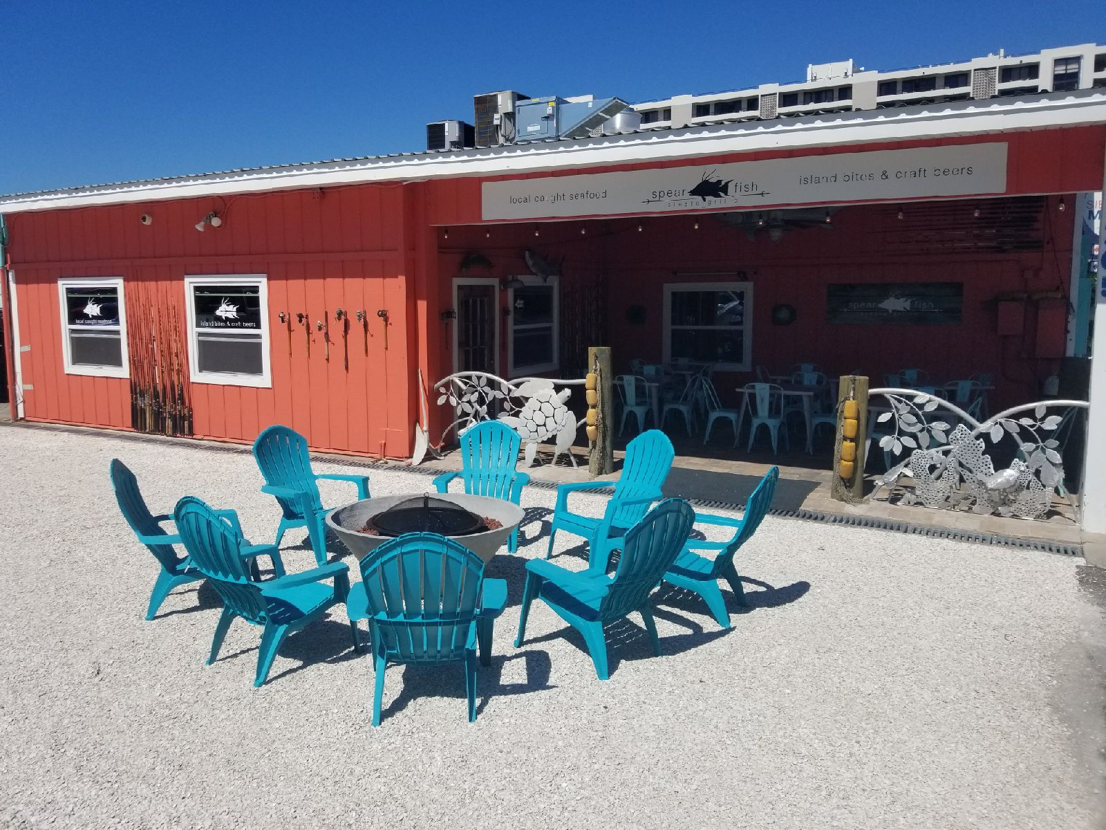 Spearfish Grille Outside Chairs— Siesta Key, FL – Spearfish Grill LLC