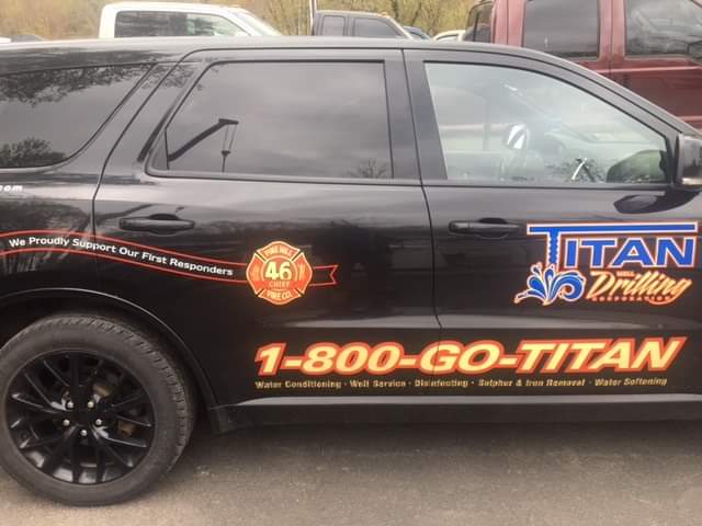 Black Company Car — Arkville, NY — Titan Drilling Corp.