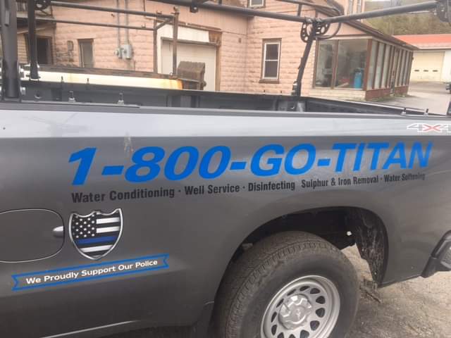 Black Pickup Truck — Arkville, NY — Titan Drilling Corp.