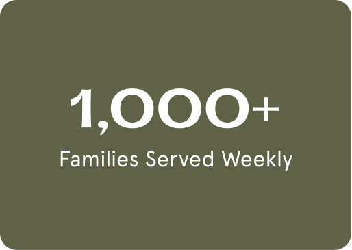 Olive green rectangle with white text reading 