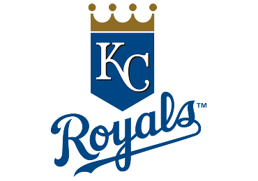 The Kansas City Royals logo featuring a blue shield with a gold crown, 