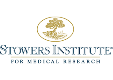 Logo for the Stowers Institute for Medical Research featuring a tree in an oval above the institution's name.