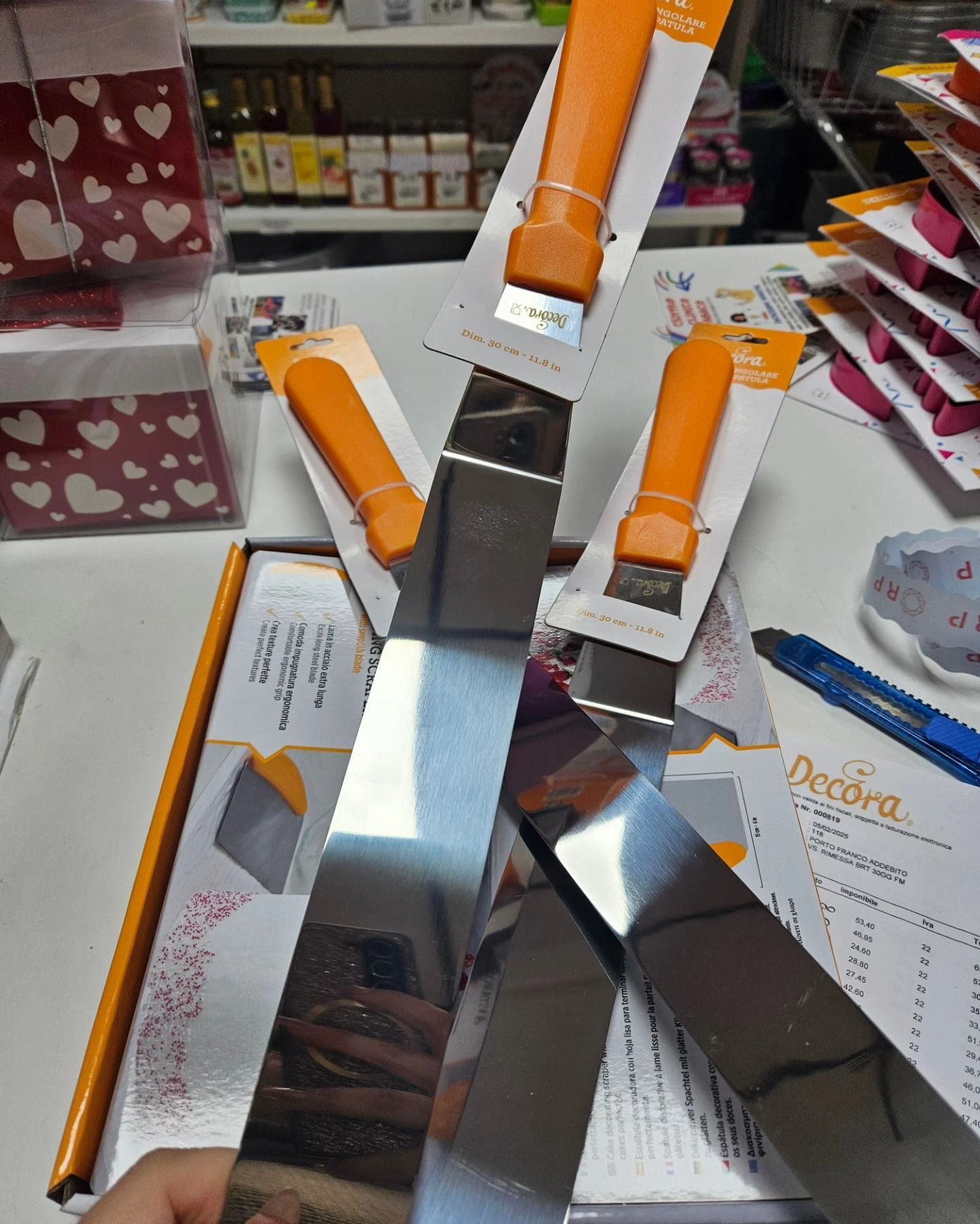 Spatole angolari in acciaio