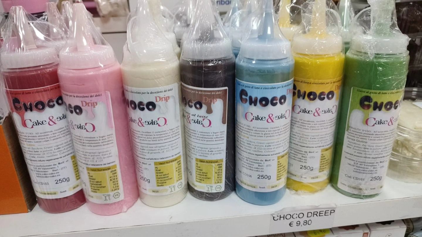 Cioccolato liquido per decorazione