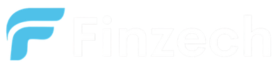Blue logo with the letter 