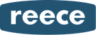 White “reece” text on a dark blue oval logo.