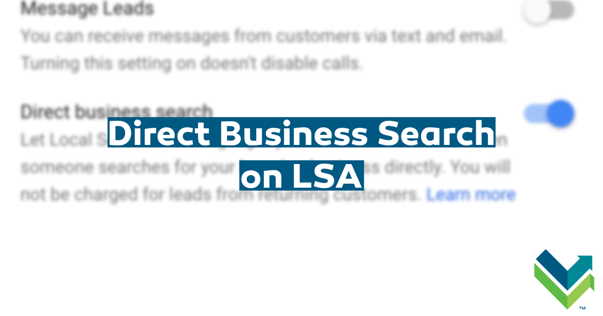 direct business search on google local services