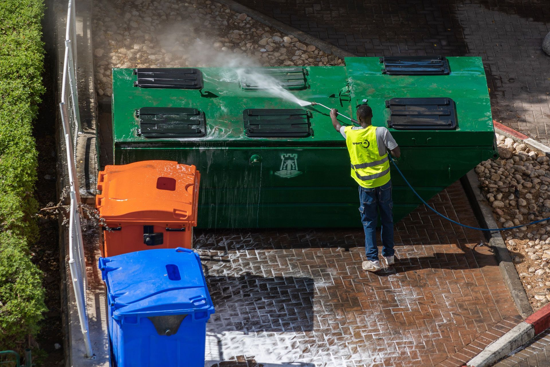 Dumpster Power Wash