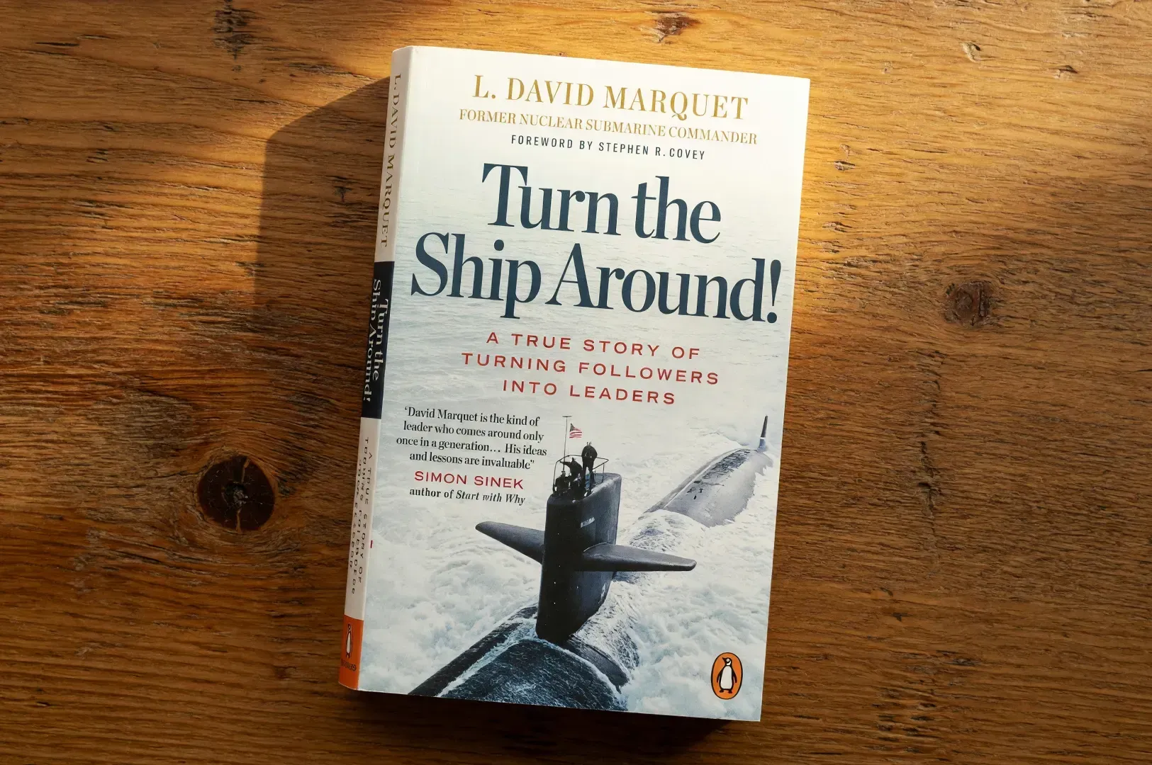 The book of 'Turn the Ship Around! A True Story of Turning Followers into Leaders' by former nuclear