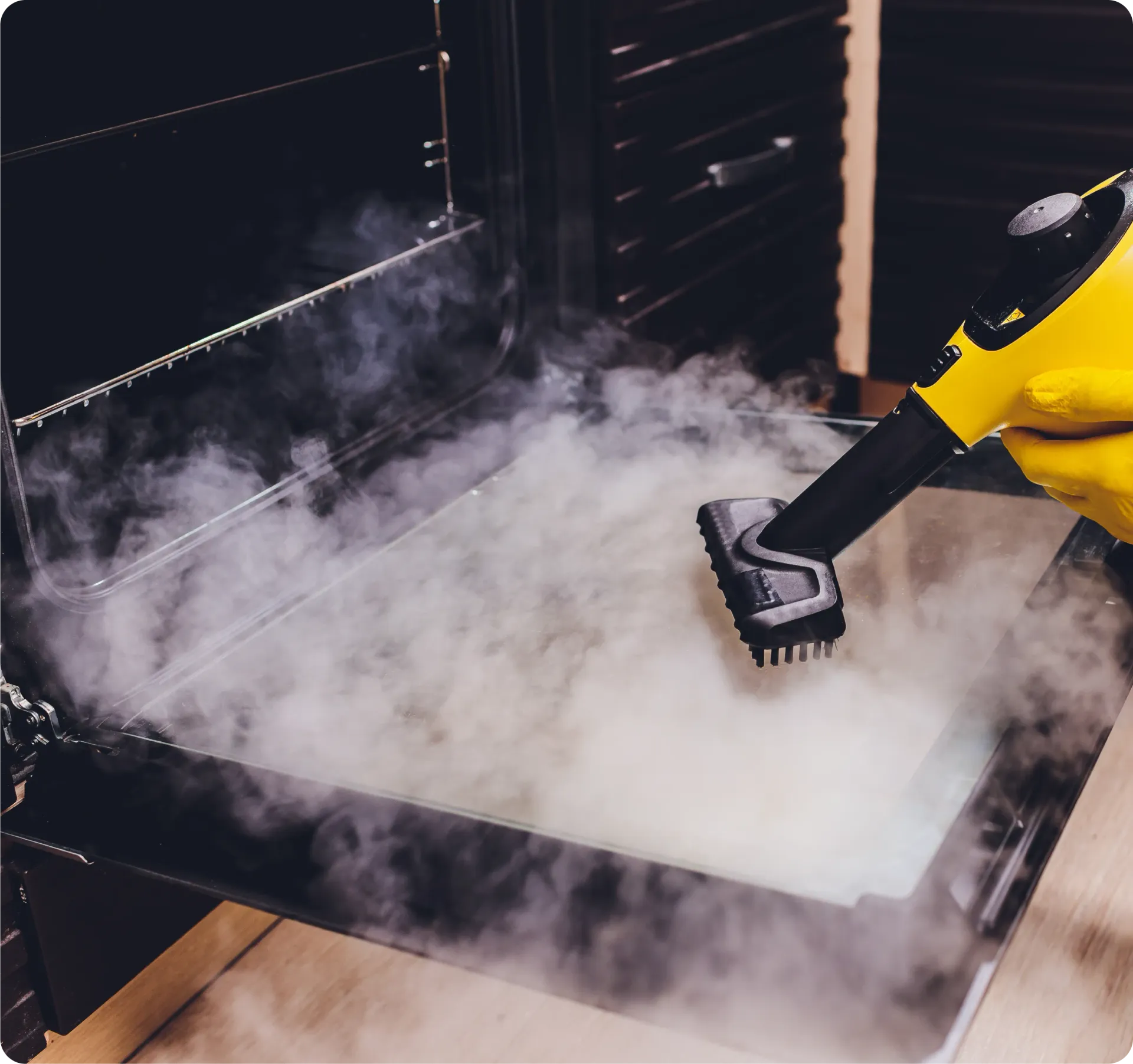 An attic with aluminum foil covering the ceiling