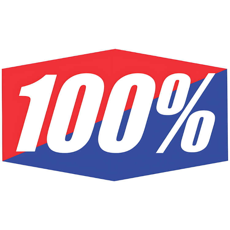 100% logo