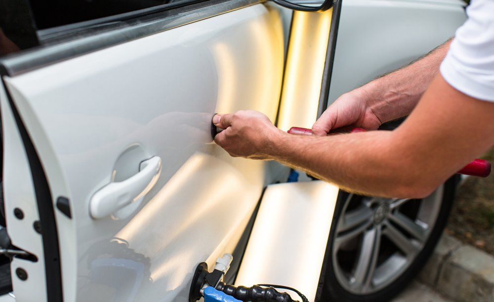 Repairing Car Dent — Taren Point, NSW — CJ's Dent Removal