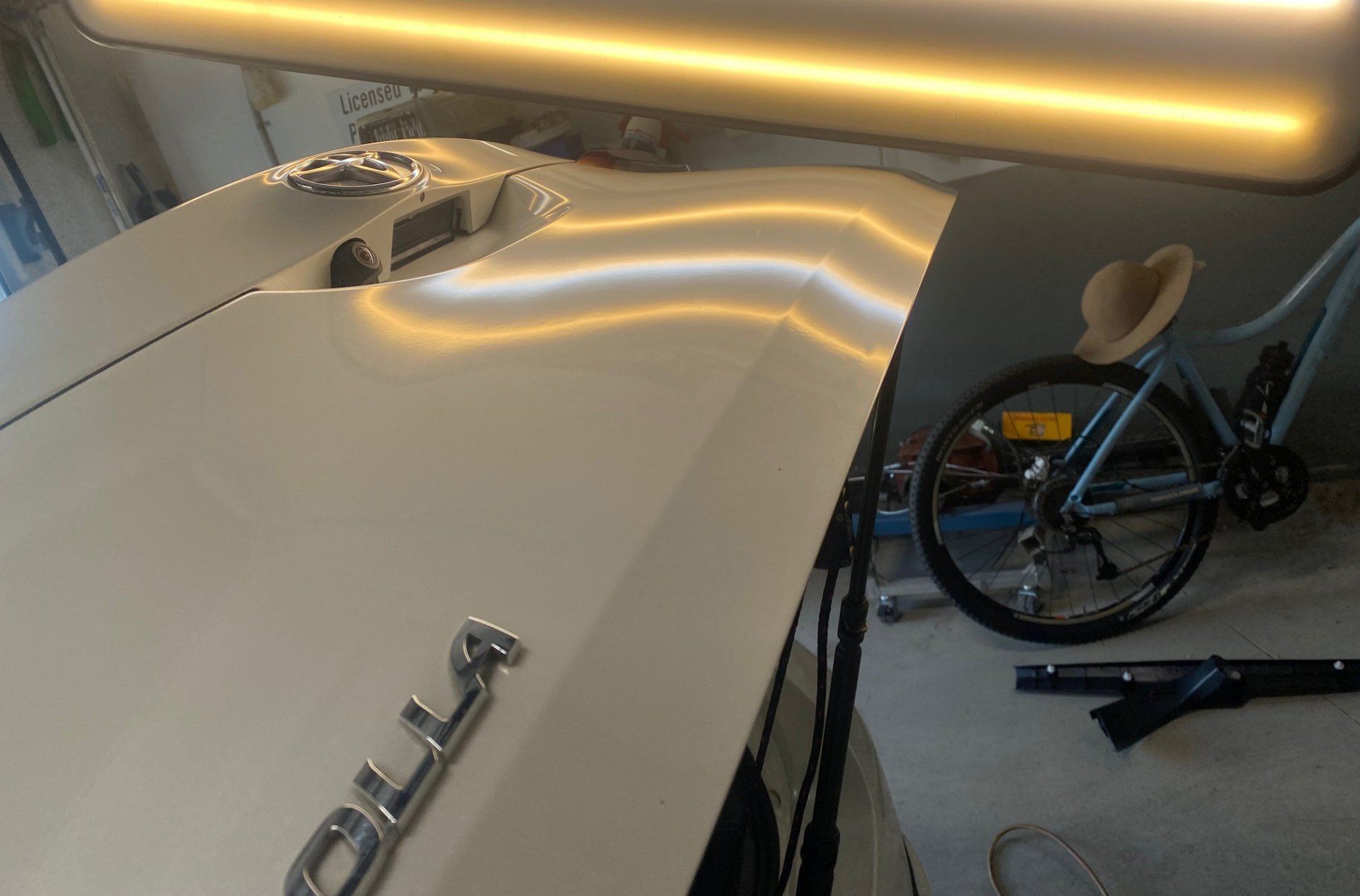 Repairing Dents with LED Lighting — Taren Point, NSW — CJ's Dent Removal