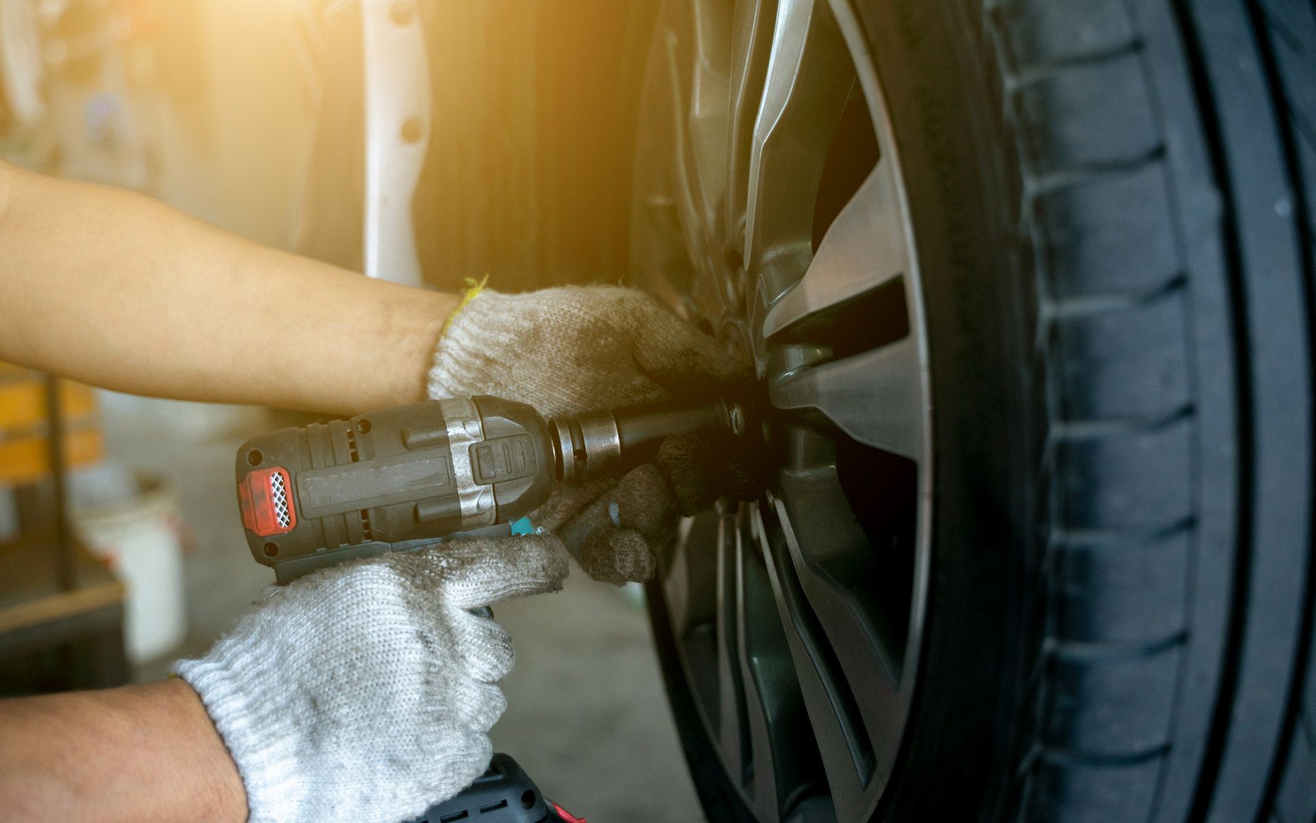 Fixing Car Tire — Westover, AL — Taylor Automotive And Towing