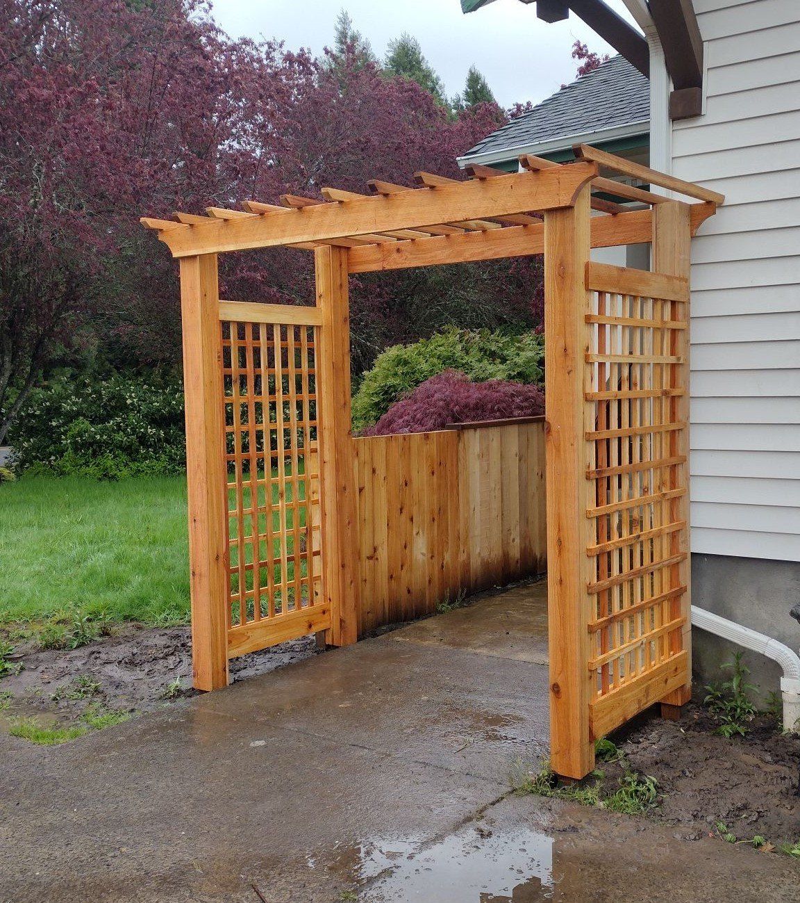 cedar gates, arbors and trellis