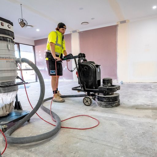 Concrete Floor Grinding Machine — Demolition Services In Sunshine Coast, QLD