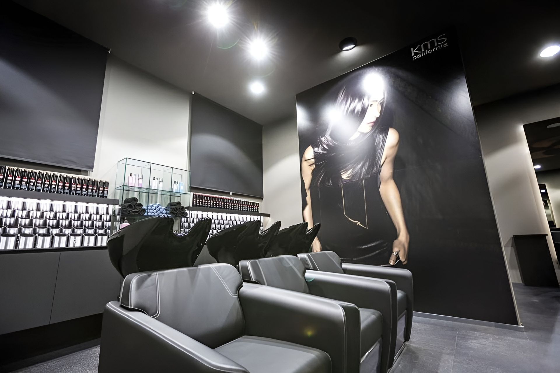 area lavaggio in un salone di parrucchieri