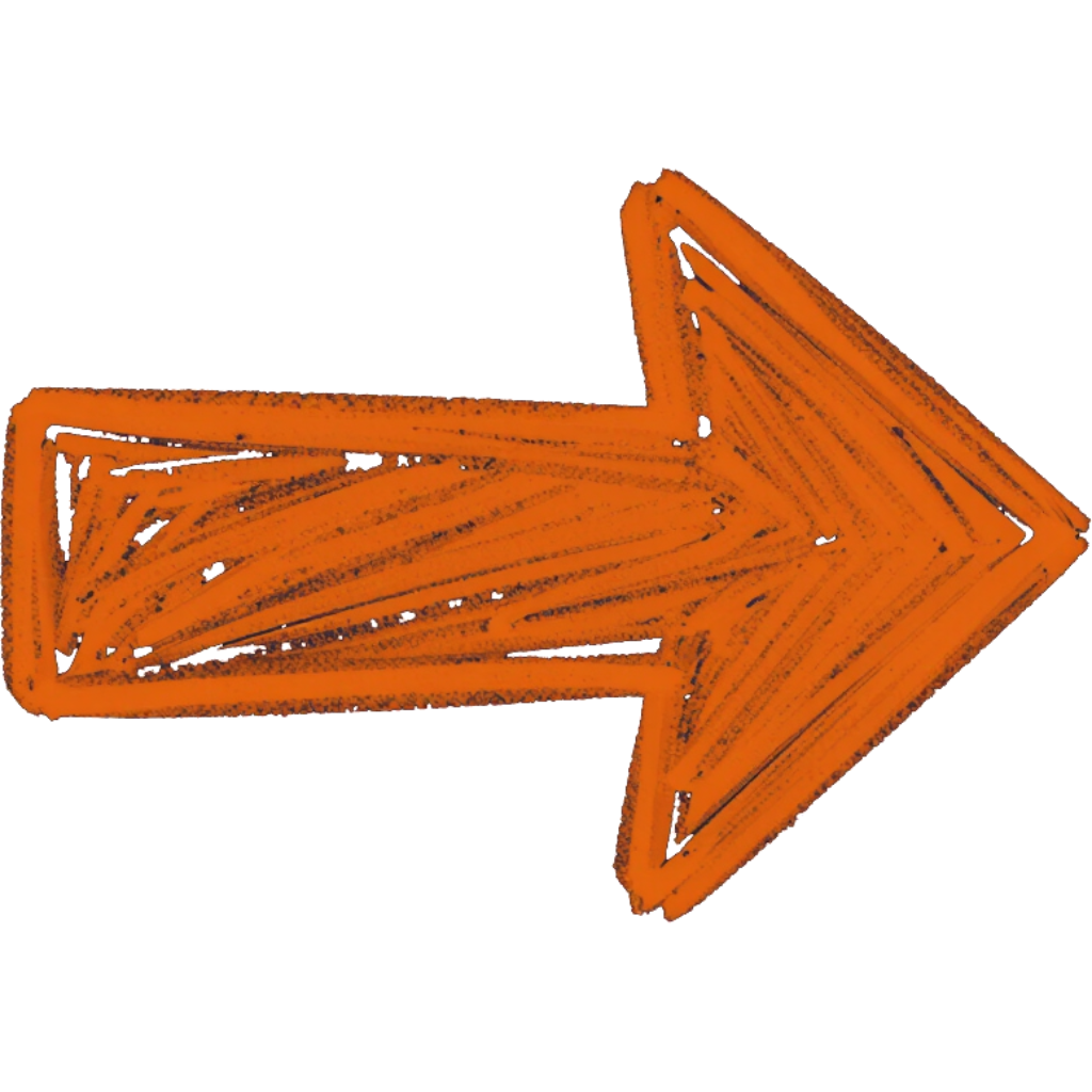 process arrow orange