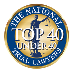 The national top 40 under 40 trial lawyers logo