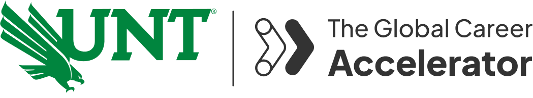 UNT logo with a green eagle graphic and 