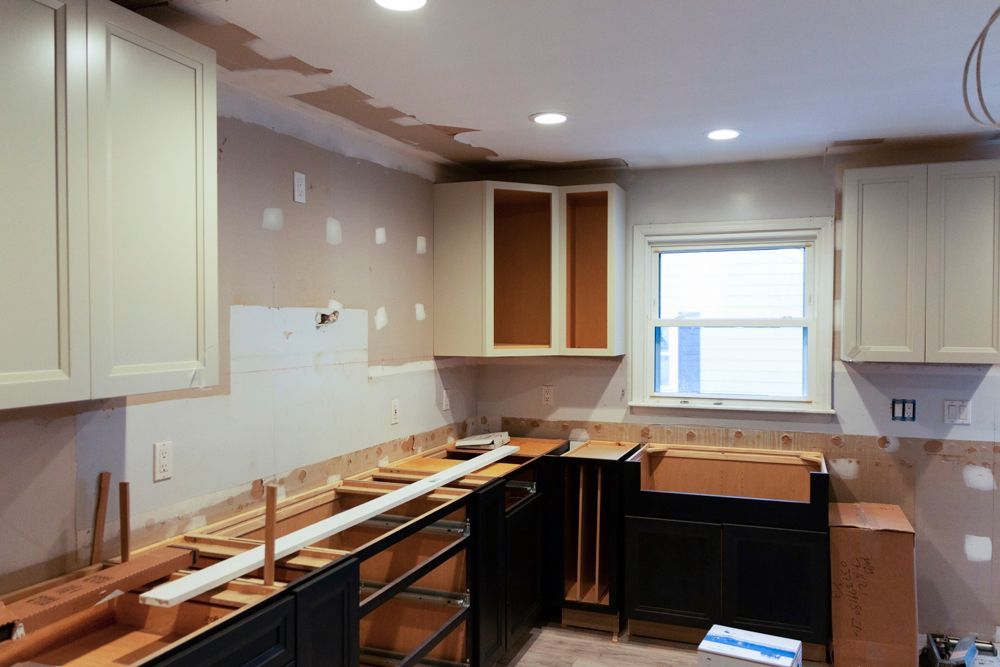 Kitchen Remodeling Under Construction - Gainesville, TX - Morris Painting & Renovation