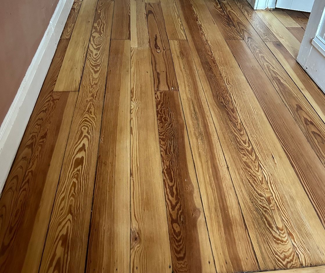137 Year Old Historical Wooden Floors After — Gainesville, TX — Morris Painting & Renovation