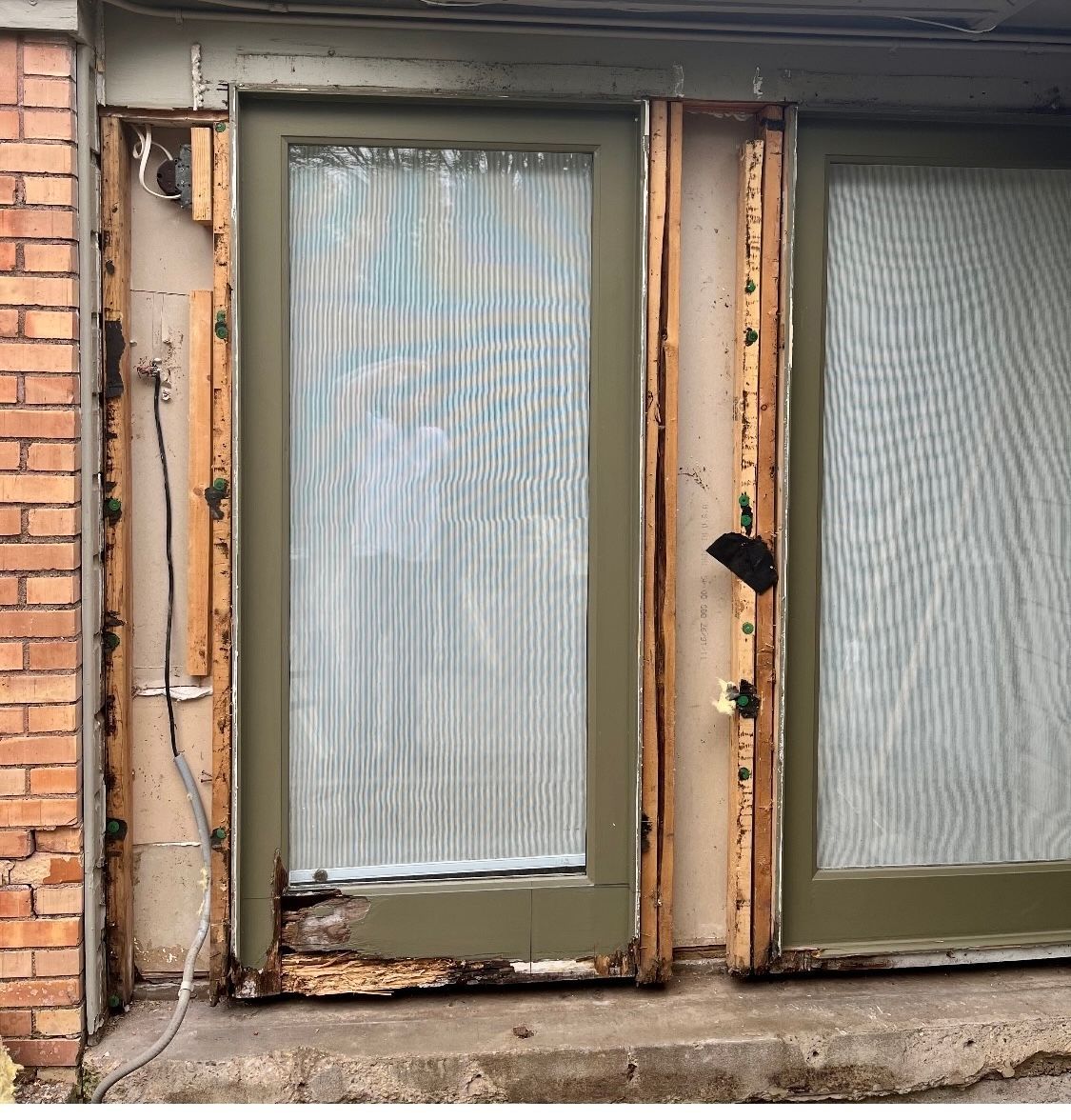 Door Under Construction - Gainesville, TX - Morris Painting & Renovation