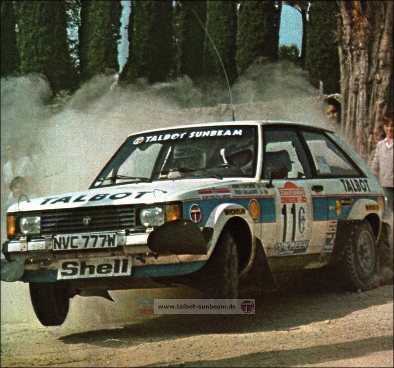 Talbot Sunbeam Rally