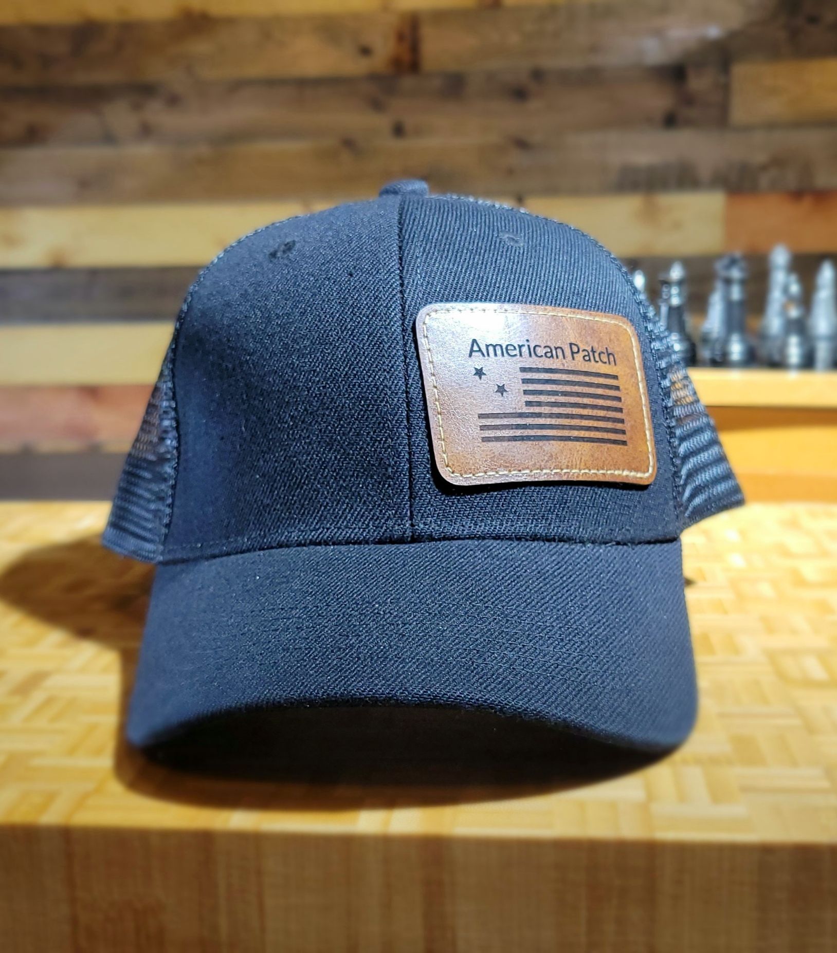 American Patch logo hat (Dark Brown)