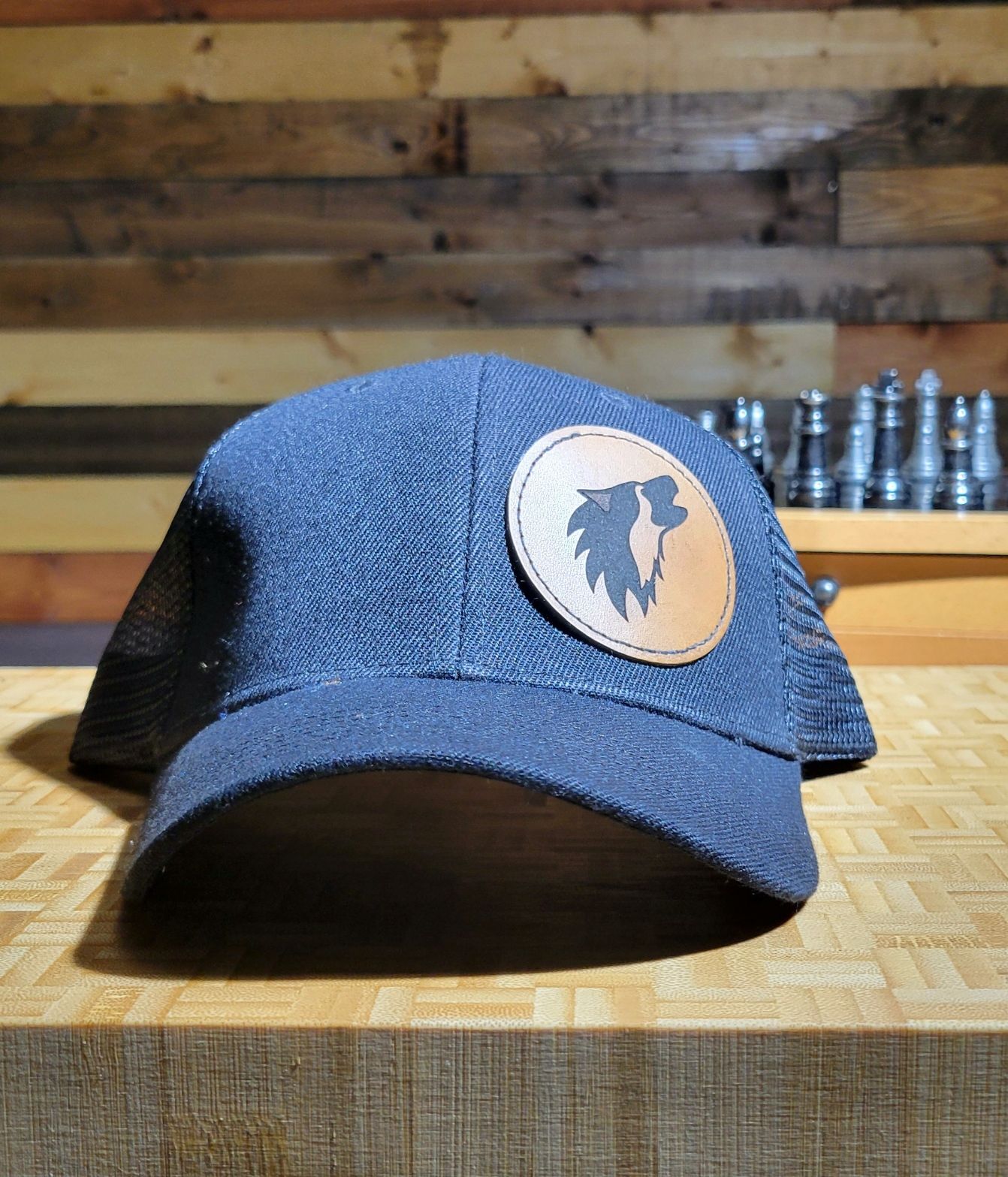 American Patch Wolf Head (light Brown)