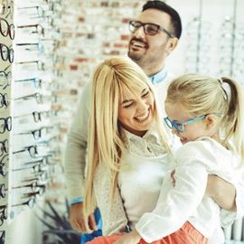 Family Looking for Eyeglasses Frames in Sunrise, FL