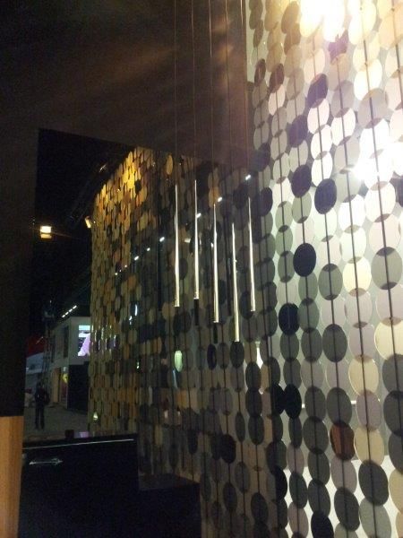 stand in allestimento per una fiera