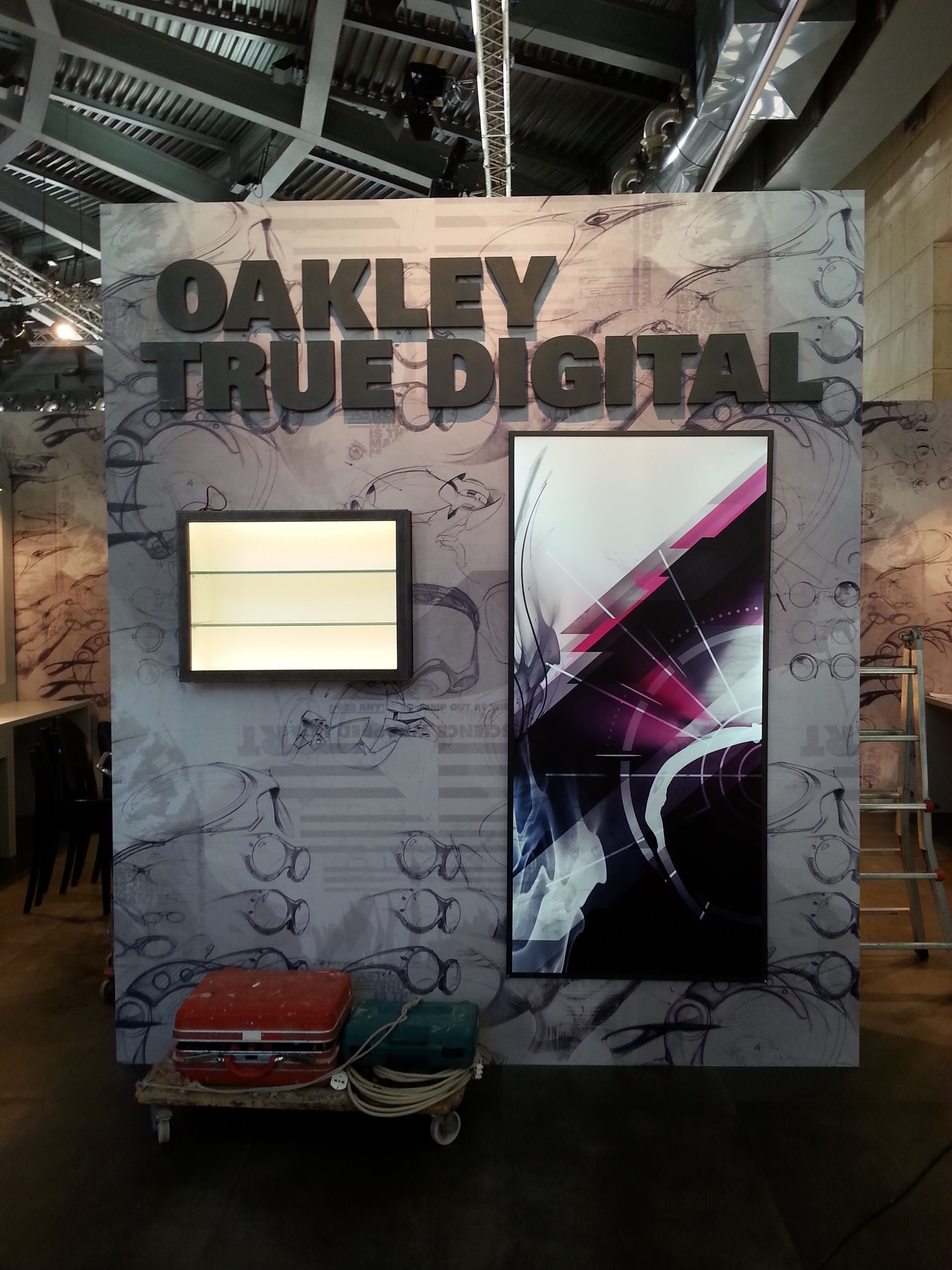 stand espositivo della oakley